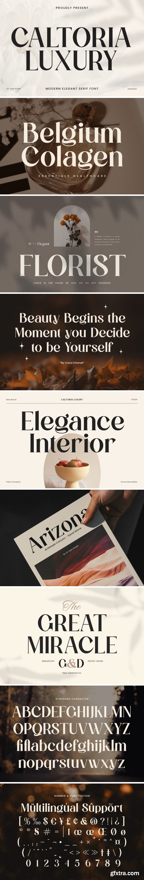 CM - Caltoria Luxury - Elegant Serif Font 285534047