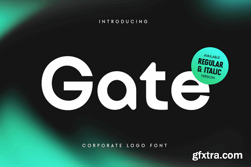 Gate - Corporate logo Font MG8C8UW