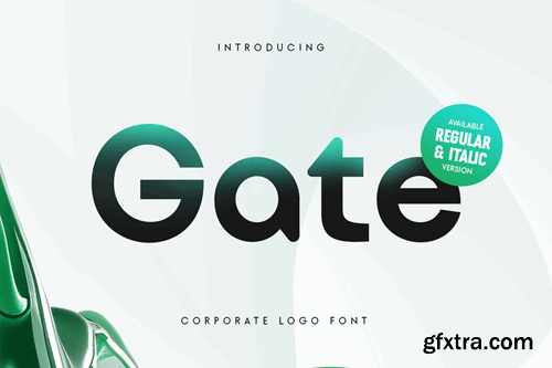 Gate - Corporate logo Font MG8C8UW