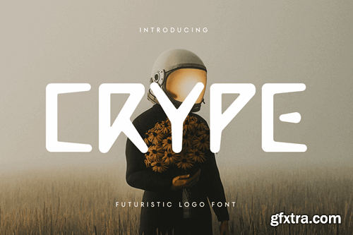 Crype - Futuristic Logo Font NYEAVFG