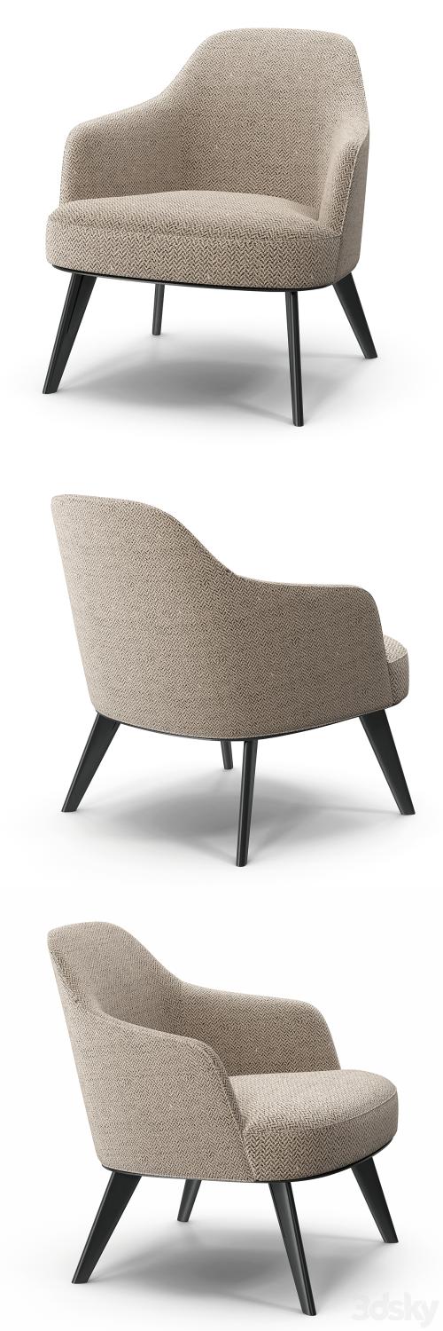 Poliform Jane armchair metal base