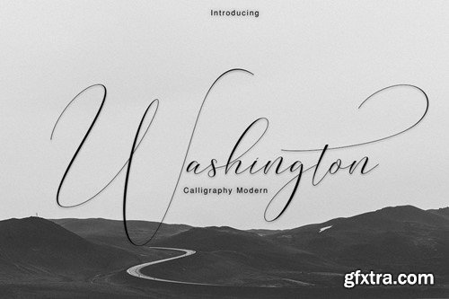 Washington Calligraphy Modern V7WJKXG