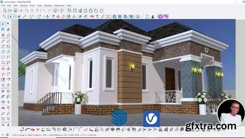 Super 3Bedoom Sketchup Pro From Basic To Advance Level