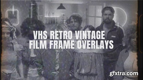 Videohive VHS Retro Vintage Film Frame Overlays 54612448