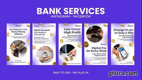 Videohive Bank Services Instagram Stories 54608139