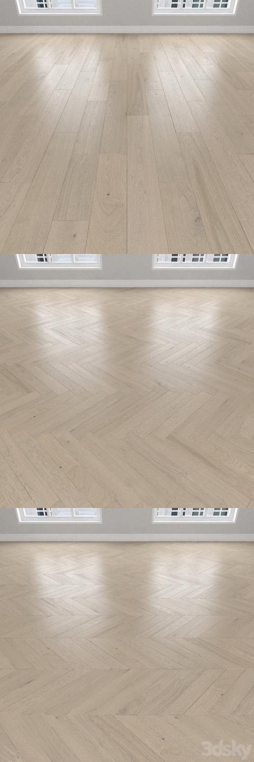 Parquet Oak sand, 3 species: herringbone, linear, chevron.