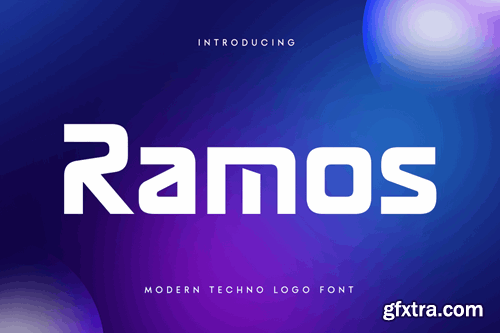 Ramos - Modern Techno Logo Font TT6LMH6