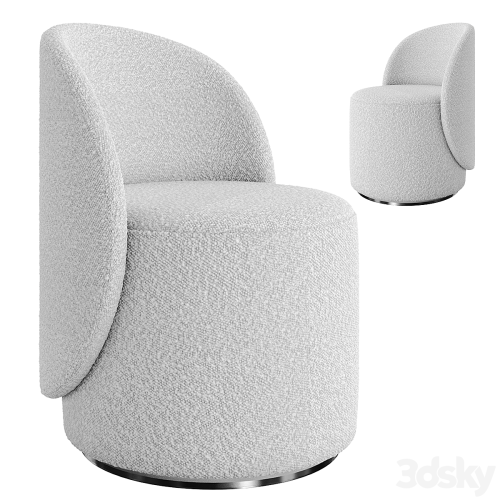 Round swivel chair NORDIC