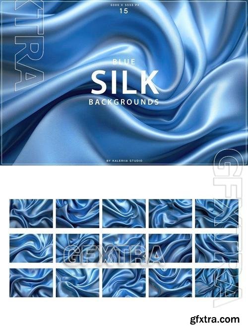 Blue Silk Backgrounds FUDMBMP