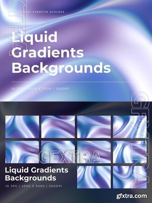 Liquid holographic Gradients Backgrounds #1 7M5KPJU