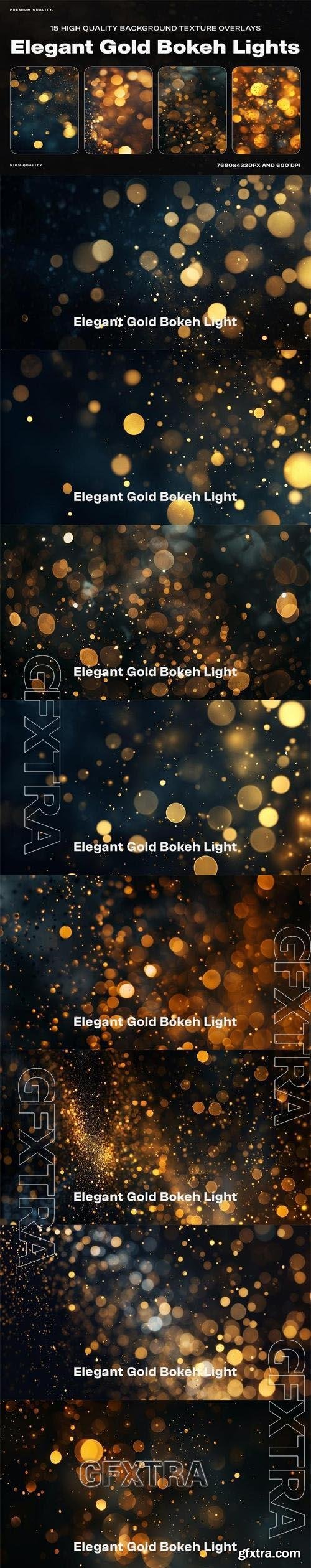 15 Elegant Gold Bokeh Lights ZU656LQ