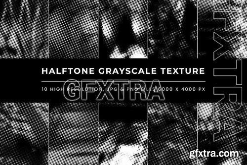 Halftone Grayscale Background VVYN4WP