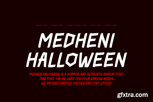 Medheni Halloween - Horror & Bloody Font RWT5NSE