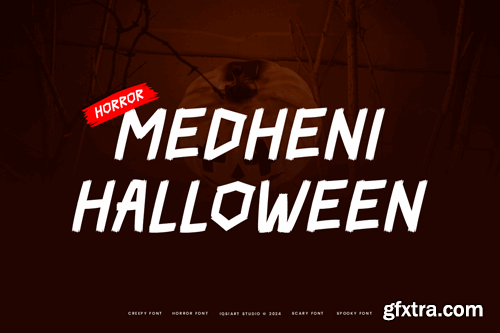 Medheni Halloween - Horror & Bloody Font RWT5NSE