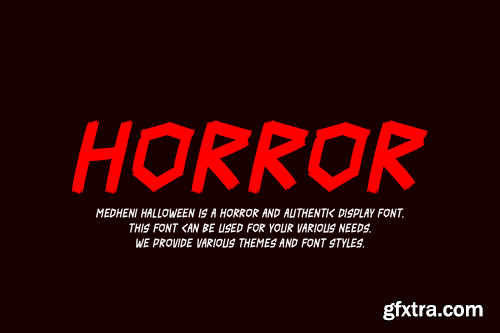 Medheni Halloween - Horror & Bloody Font RWT5NSE