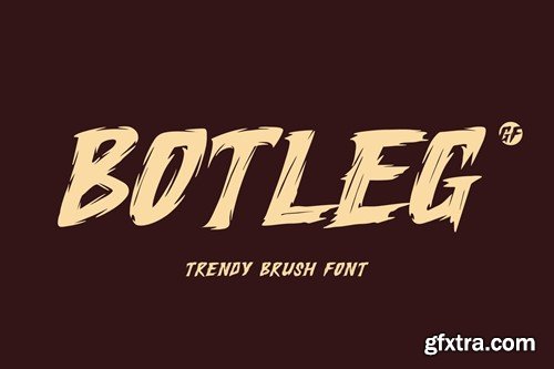 Botleg - Handdrawn Brush Font F2Z72XG