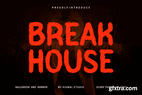 Break House - Halloween & Horror Font LX7G6MP