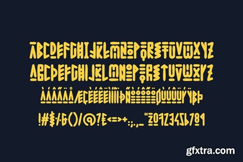 Roderika Typeface F2SN4GS