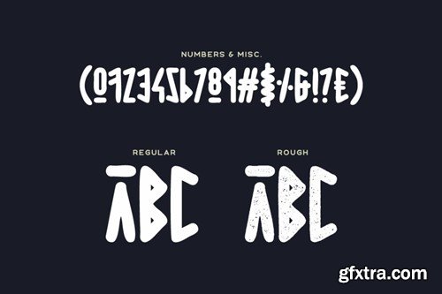 Roderika Typeface F2SN4GS