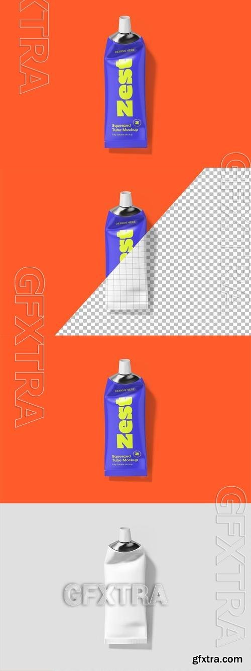 Cream Tube Mockup TVCXLQE