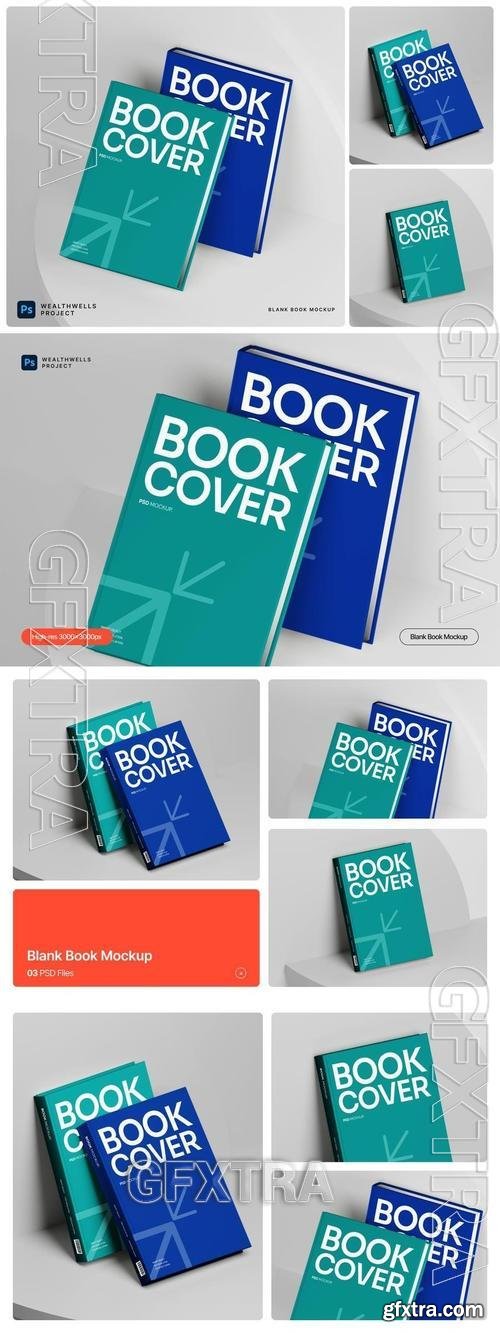 Blank Book Mockup CGBQ5L7