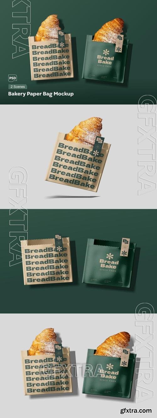 Bakery Paper Bag Mockup 4J2G9V3