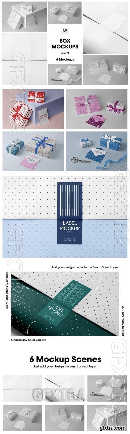 Box Mockups vol.9 - Packaging Mockups 3DBZ4YX