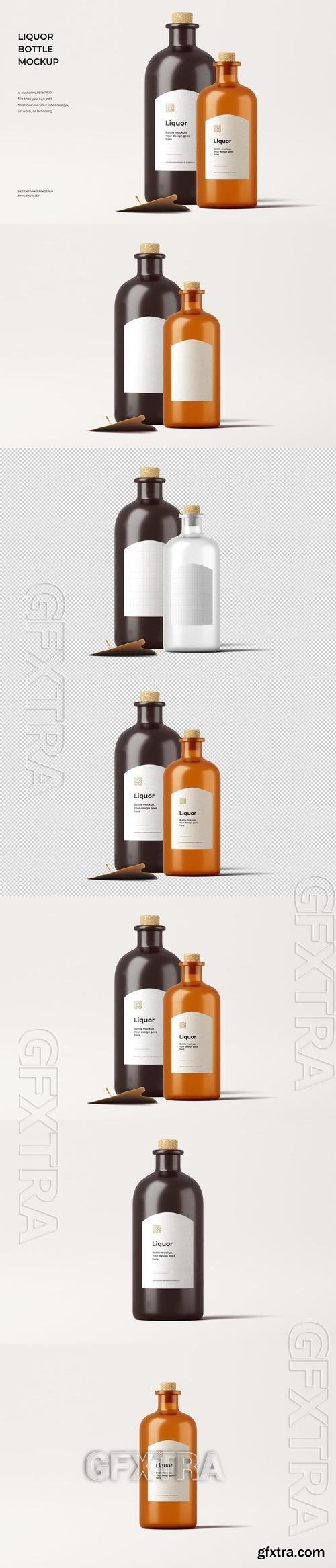 Liquor Bottle Mockup H4LBQS5