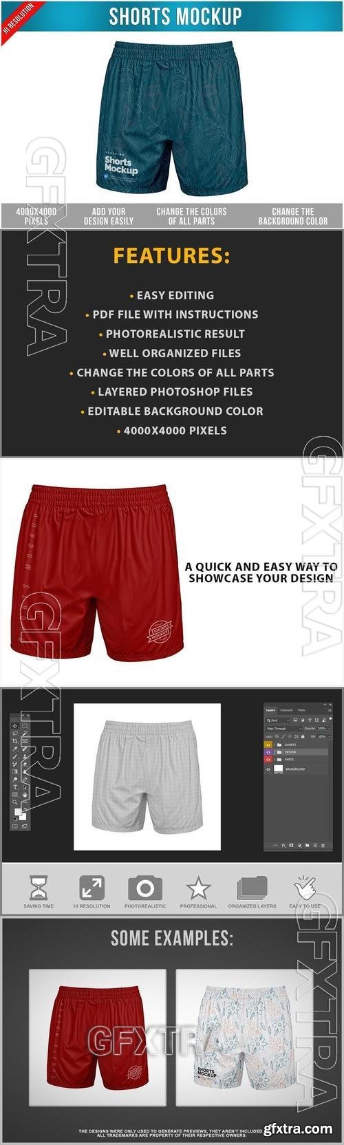 Shorts Mockup YK33AGY