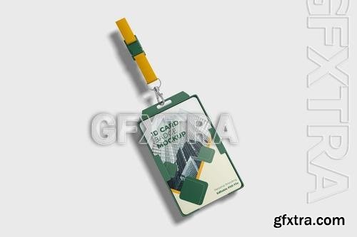 ID Card Badge Mockup SWAS3P7