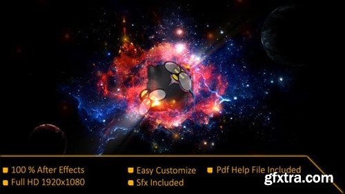 Videohive Galaxy Storm Reveal Logo 22058657