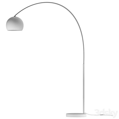 Black floor lamp Crescent