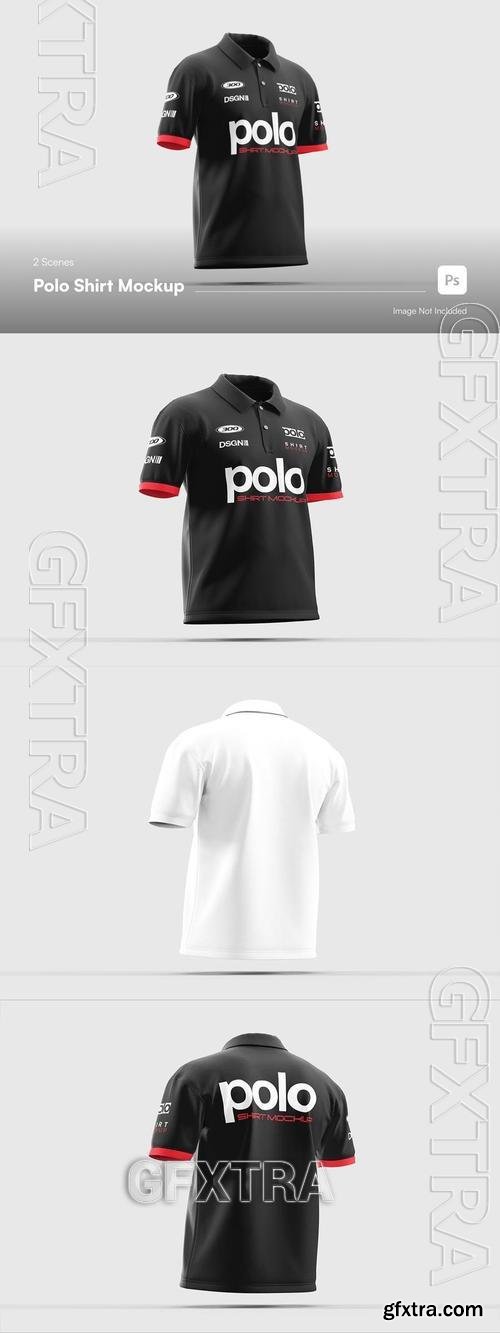 Polo Shirt Mockup C3886GF