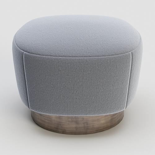 Holly Hunt Pouf Mesa Ottoman