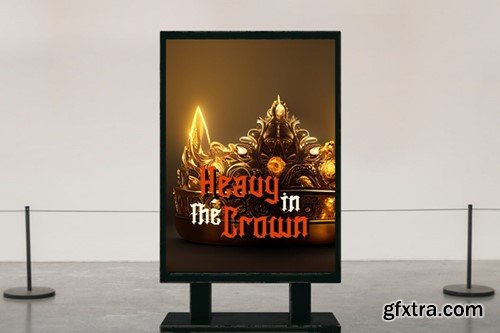 Heavier Crowns - Display Blackletter Font LU6BDS5