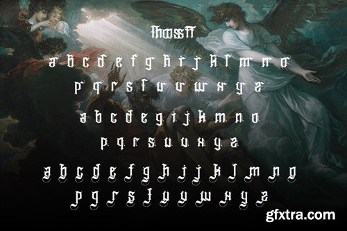 Heavier Crowns - Display Blackletter Font LU6BDS5