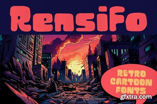 Rensifo - Retro Cartoon Fonts FZ8Q7Z2