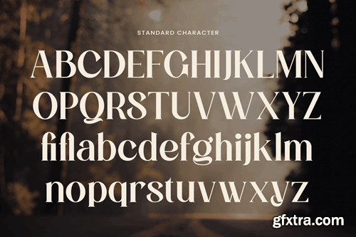 Caltoria Luxury Modern Clean Display Serif Font QFZX28T