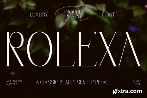 Rolexa- a Classic Beauty Serif Font G5S8B48