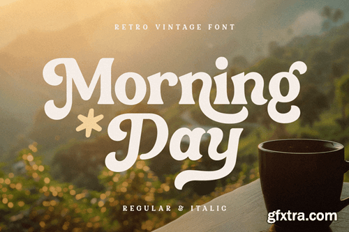 Morning Day - Retro Vintage Font YS4KDBV