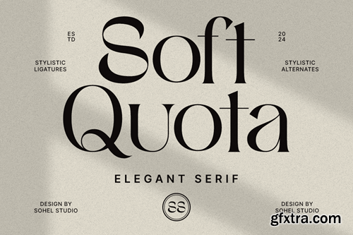 Soft Quota - Timeless Elegant Serif Typeface UGV6FUV