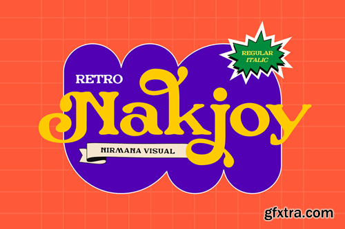 Retro Nakjoy - Branding Logo Font 73U4XW7