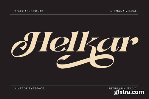 Helkar Vintage - Branding Logo Font XYKLCEZ