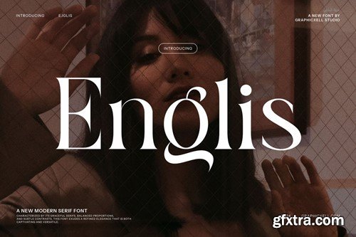 Englis - Elegant Serif Font J7LASWP