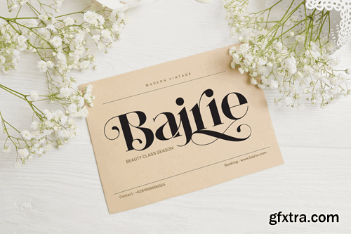 Maqria Vintage - Branding Logo Font ZSEMBYS