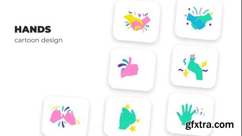 Videohive Hands - Cartoon Design 54626886