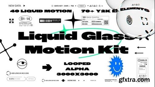 Videohive Liquid Glass Motion Kit 54650828