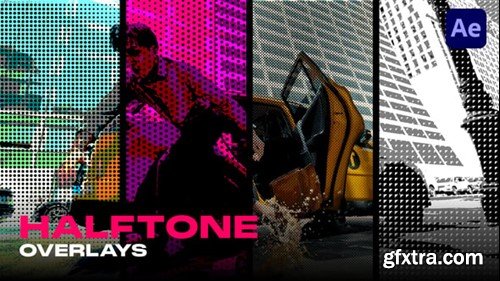 Videohive Halftone Overlays for After Effects 54640479