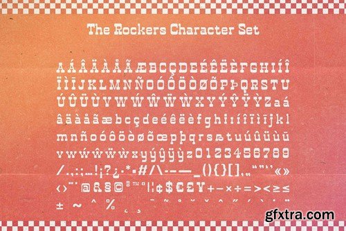 The Rockers - Retro Serif Font 3PBJJEE