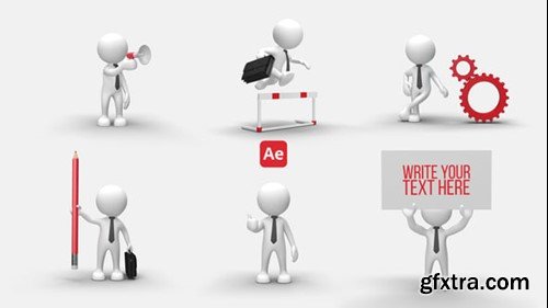 Videohive 3D People Animations 4 54670119